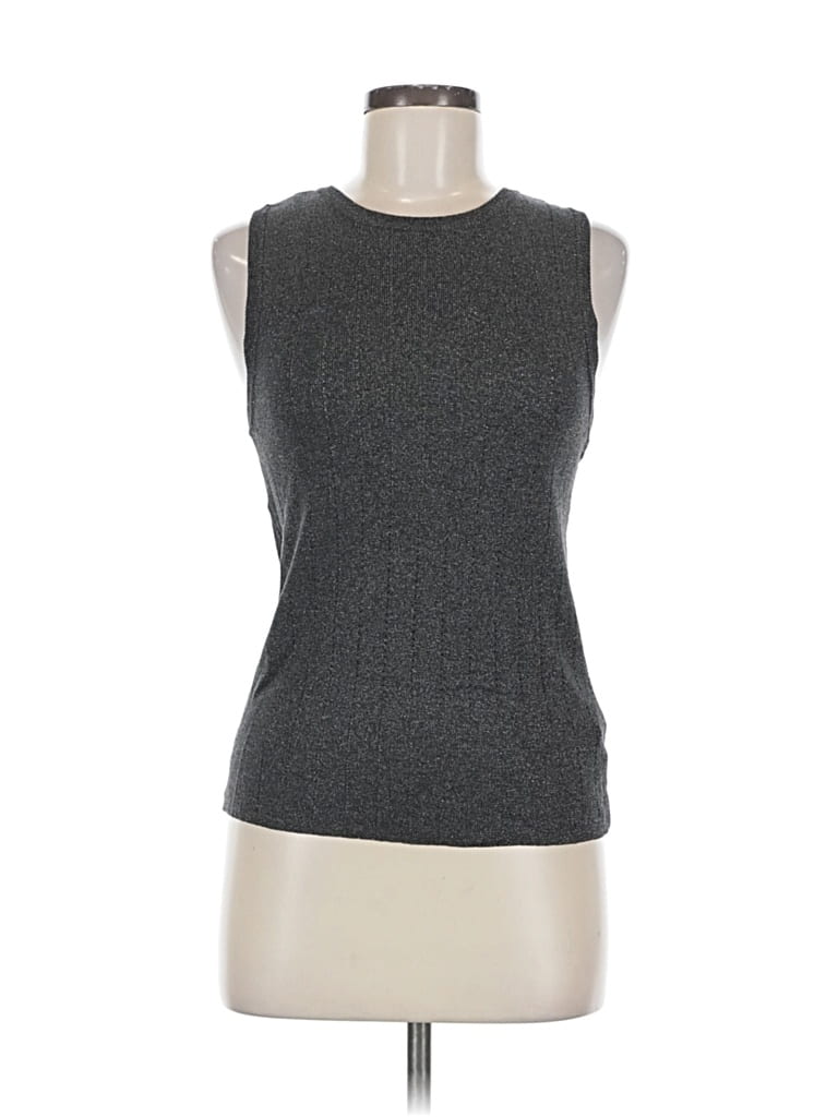 Pre-owned Primark Sleeveless Top Gray Boatneck Tops