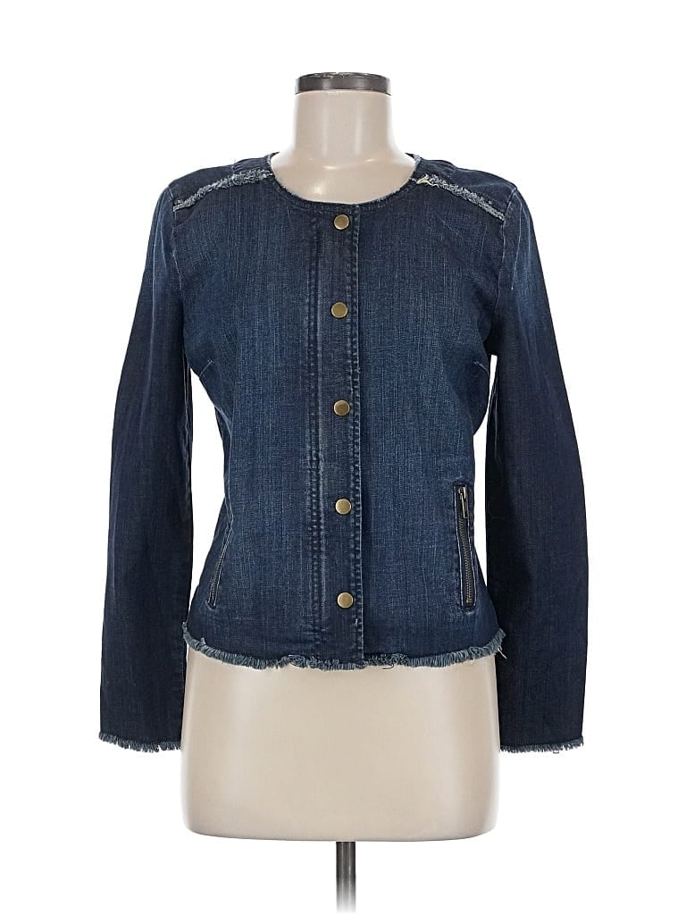 Pre-owned Lucky Brand Denim Jacket In Blue