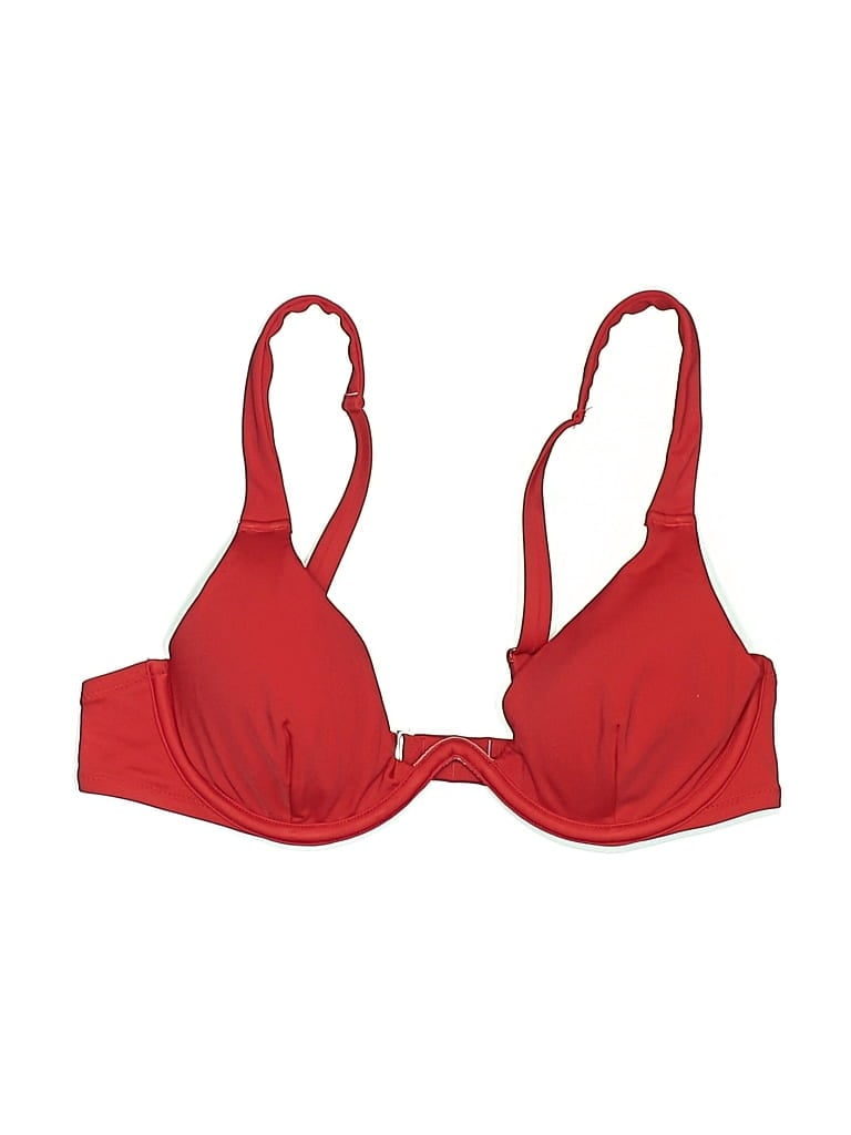 Pre-owned Shade & Shore Swimsuit Top Red Swimwear