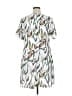 Unbranded Print White Casual Dress Size XL - photo 2