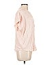 Point Sur 100% Viscose Pink Short Sleeve Blouse Size L - photo 4