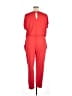 Soho Solid Red Jumpsuit Size XL - photo 2