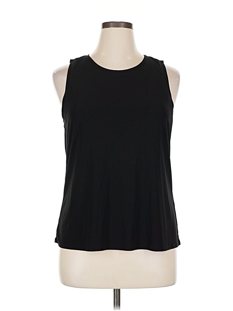 Pre-owned Chaus Sleeveless T-shirt In Black