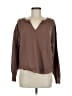 Adore Me Brown Long Sleeve Blouse Size M - photo 1