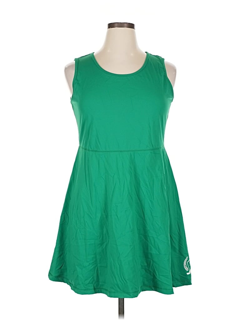 Pre-owned Ny & C Casual Dress In Green