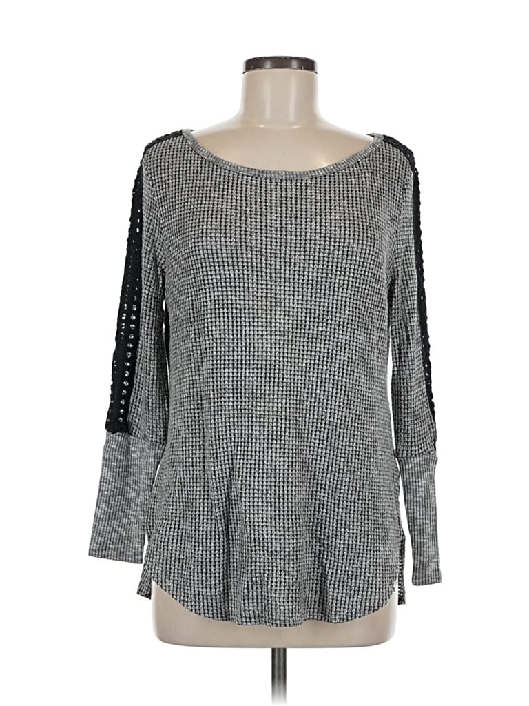 Pre-owned Soft Surroundings Pullover Sweater In Silver