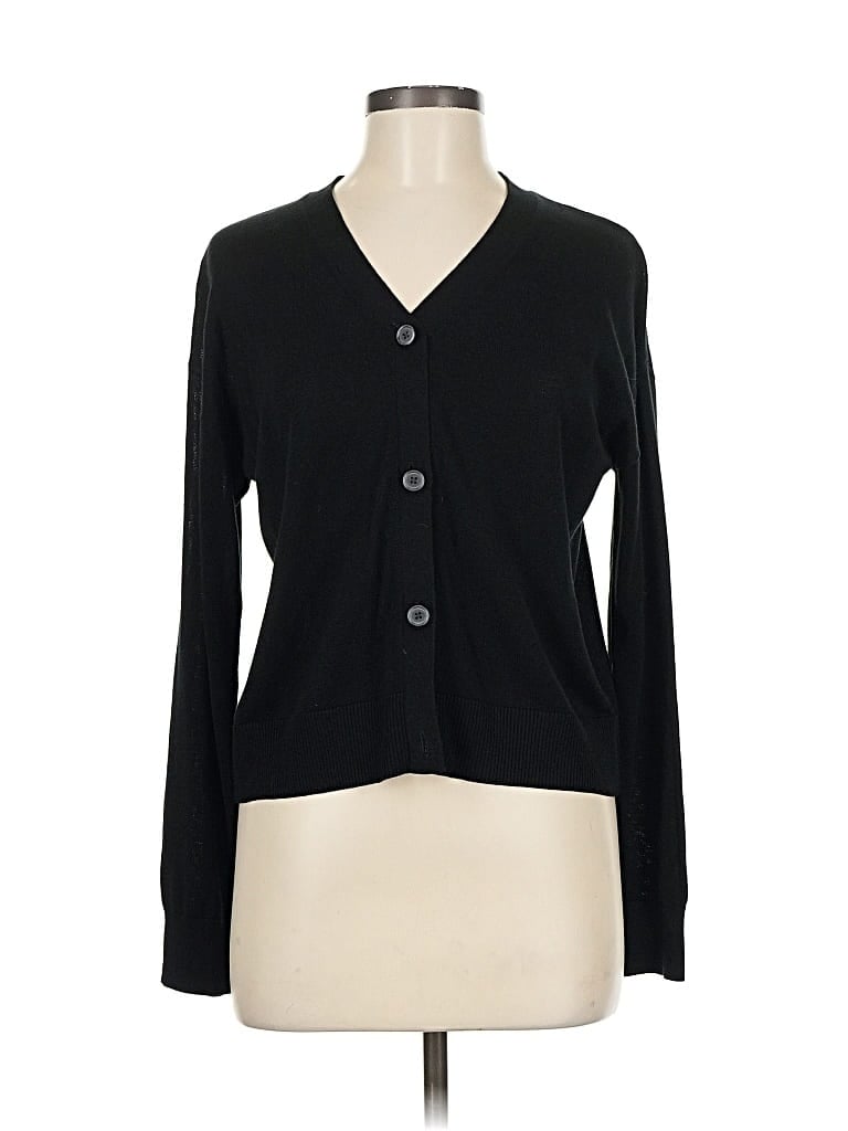 Pre-owned Banana Republic Factory Store Cardigan Sweater In Black