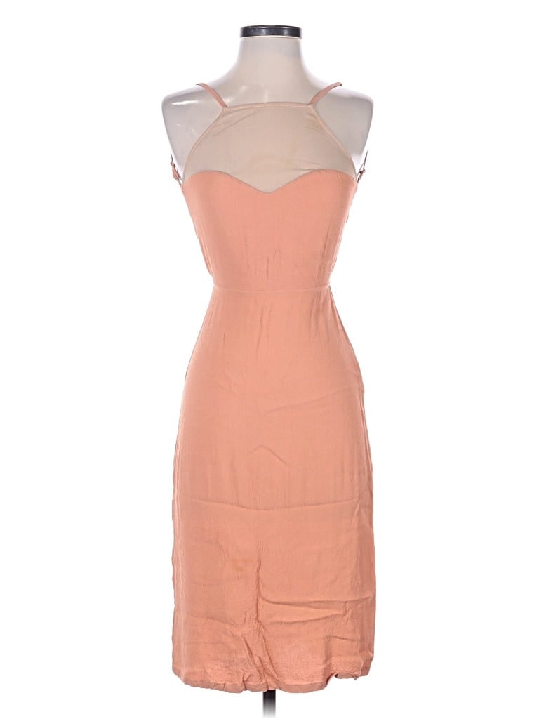 Pre-owned Reformation Cocktail Dress In Brown