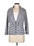 Erin London Stripes Gray Blazer Size 8 - photo 1