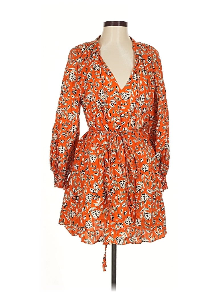 Pre-owned Alice And Olivia Alice + Olivia Kimono In Orange