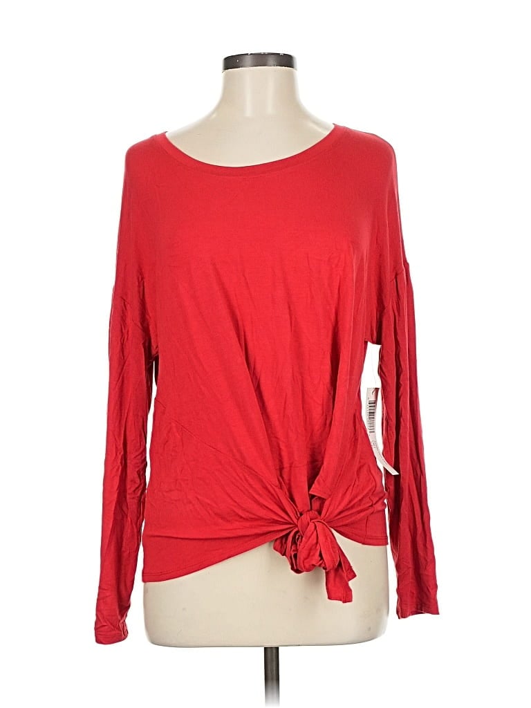 Tribal Jeans Long Sleeve T-shirt In Red