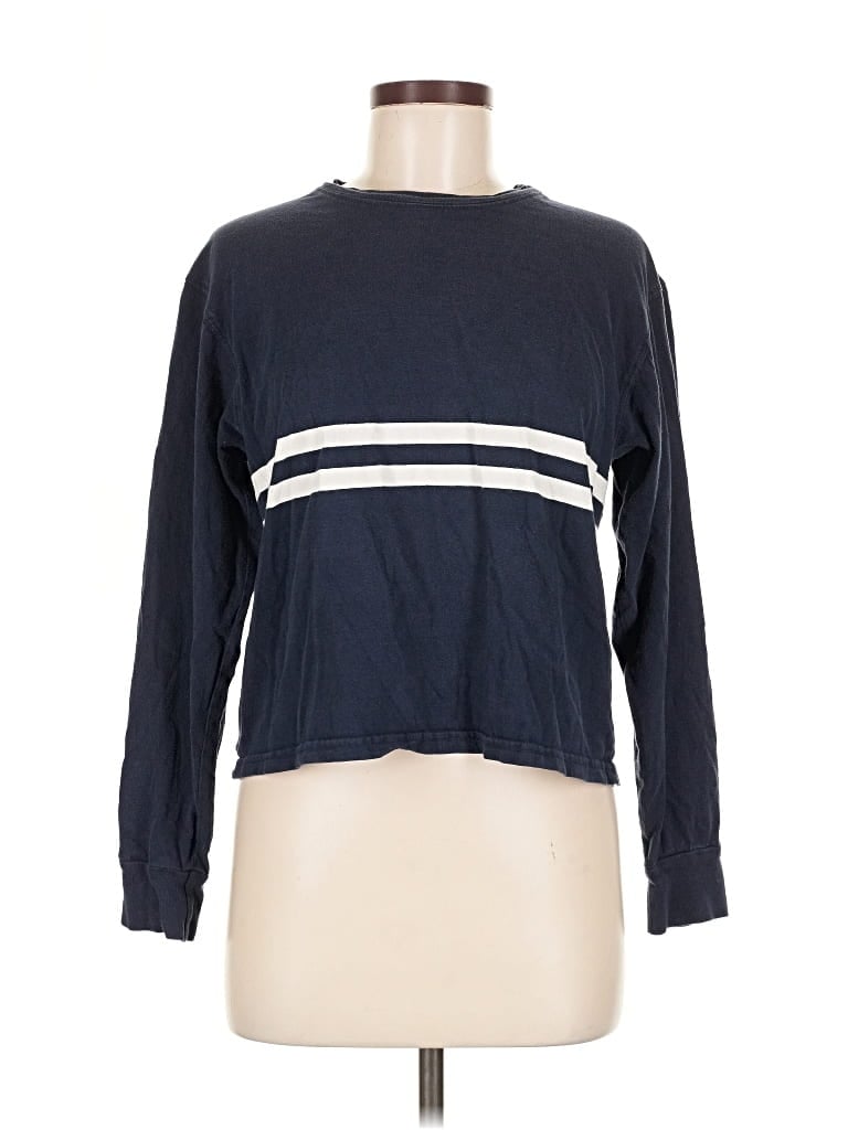 Pre-owned John Galt 3/4 Sleeve T-shirt In Blue