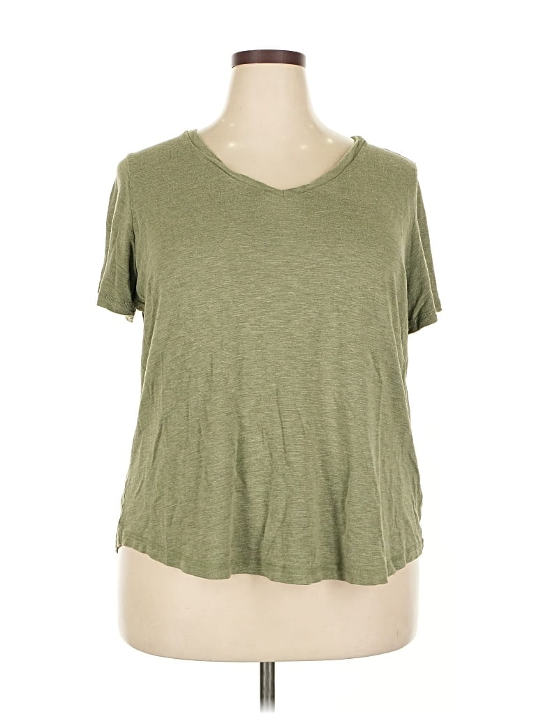 Pre-owned Jessica Simpson Short Sleeve T-shirt In Green