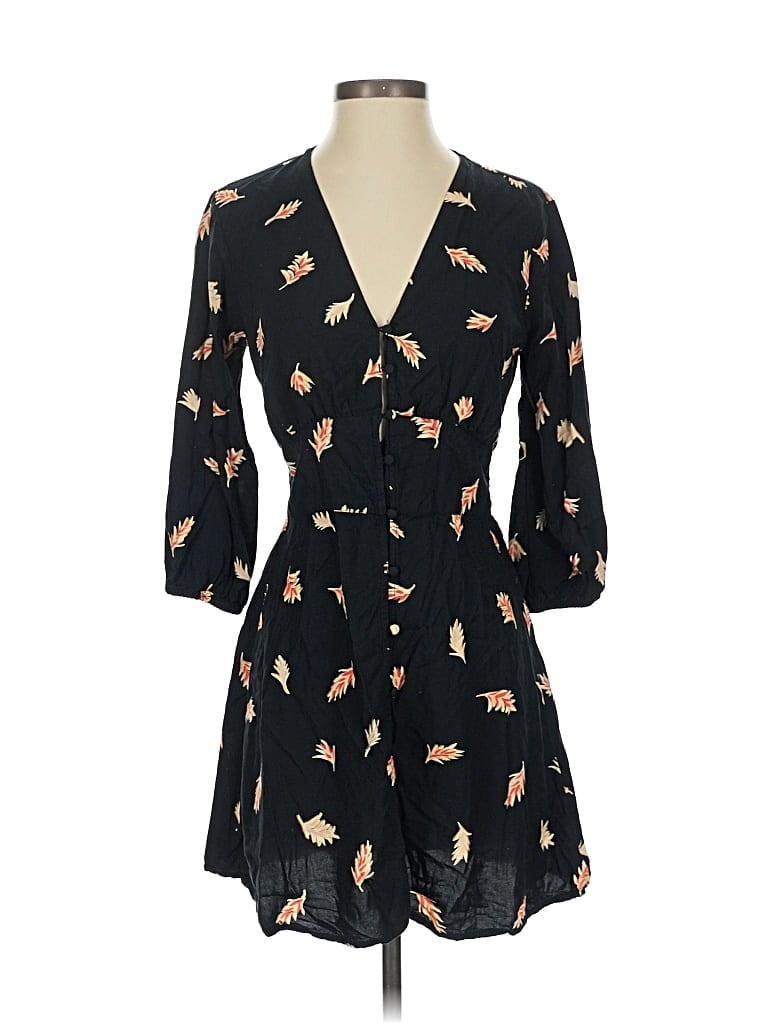 Pre-owned Billabong Casual Dress In Black