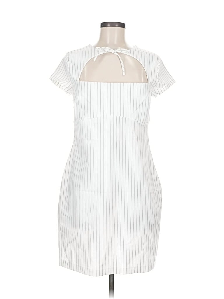 Pre-owned Wild Fable Casual Dress In White
