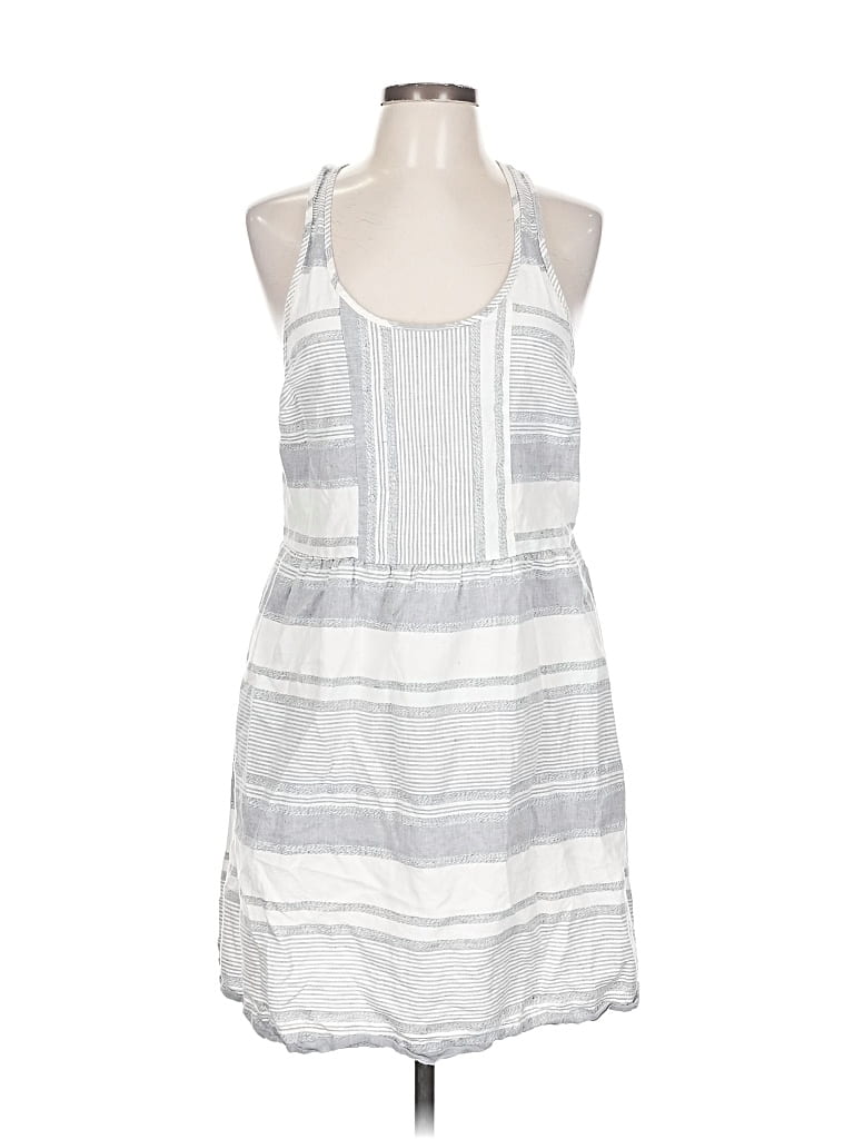 Pre-owned Lou & Grey Casual Dress In Gray