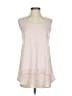 Marble Ivory Pink Sleeveless Blouse Size S - photo 1