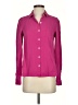 Adam Lippes Pink Long Sleeve Button-Down Shirt Size S - photo 1