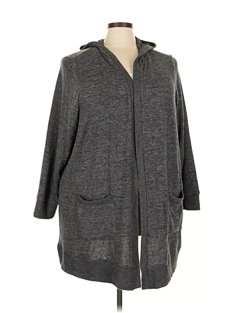 Pre-owned Torrid Cardigan Sweater In Gray