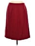 Talbots Solid Burgundy Formal Skirt Size 12 - photo 1