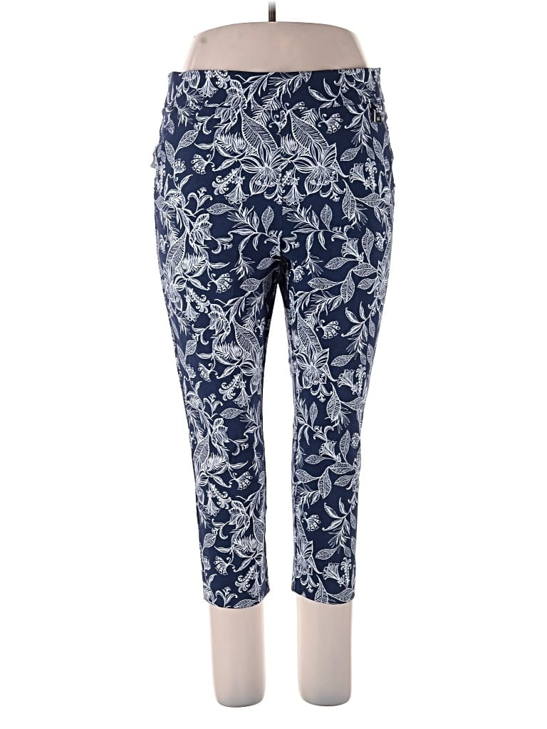 Pre-owned Rafaella Active Pants In Blue