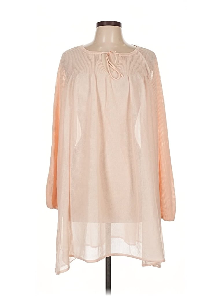 Pre-owned Future Collective Poncho In Brown