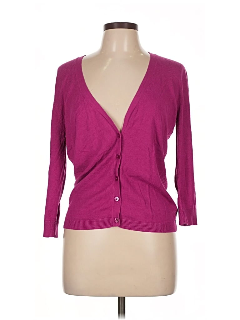 Pre-owned New York And Company Cardigan Sweater In Pink