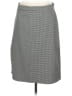 Ann Taylor Houndstooth Gray Casual Skirt Size 12 - photo 1