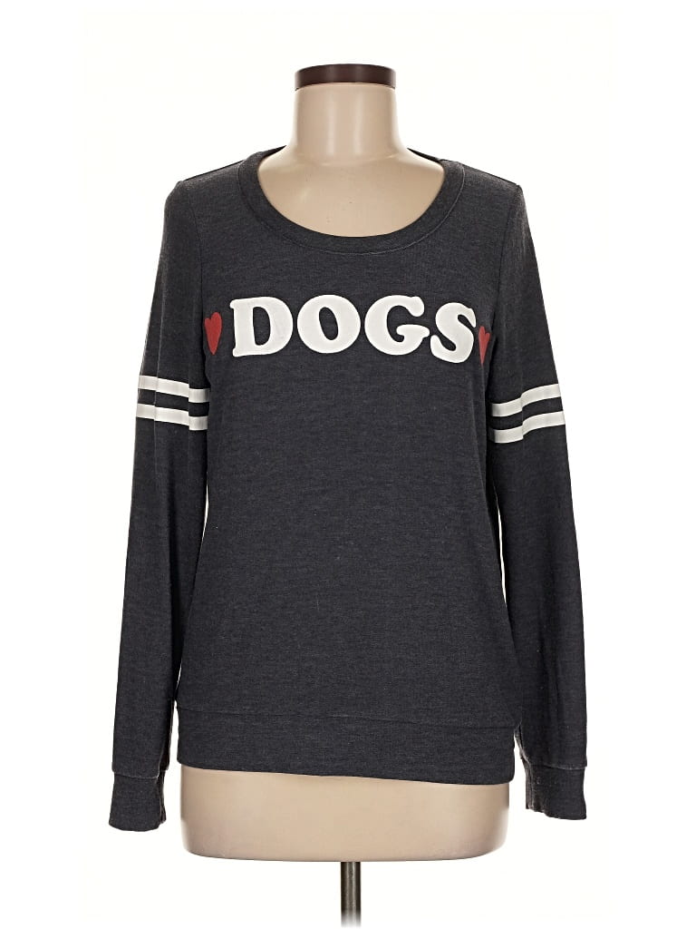 Pre-owned Chaser Sweatshirt In Gray