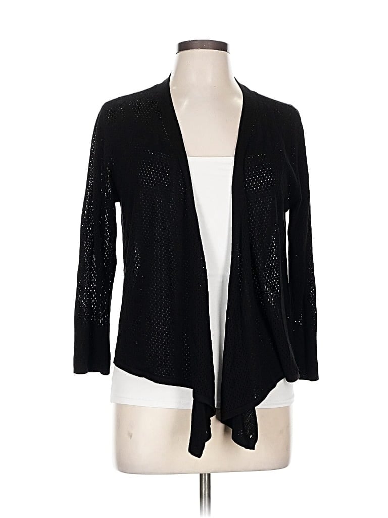 Pre-owned Simply Vera Vera Wang Cardigan Sweater In Black