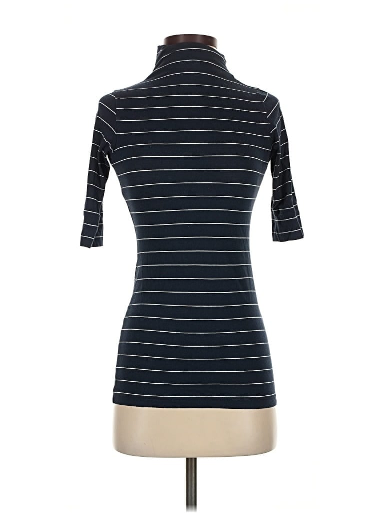 Pre-owned Vince 3/4 Sleeve Top Black Turtleneck Tops