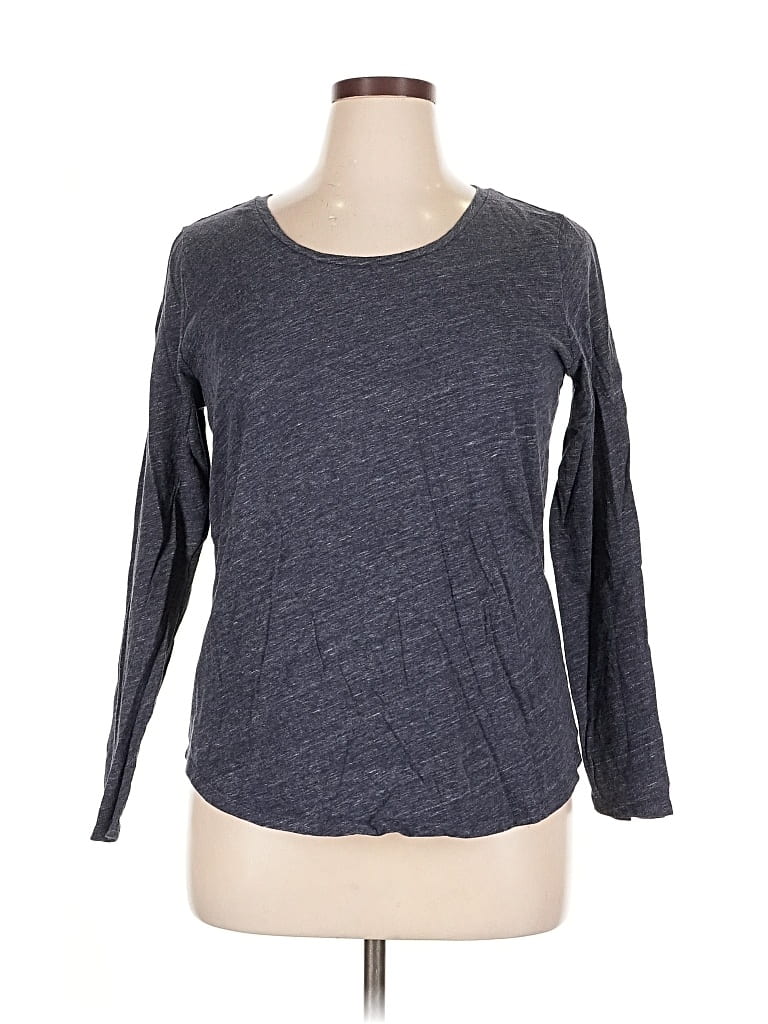 Pre-owned Love Vintage Long Sleeve T-shirt In Gray