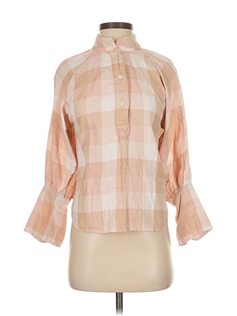 Pre-owned Joie 3/4 Sleeve T-shirt In Pink