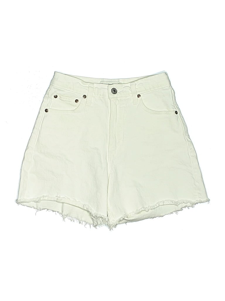 Pre-owned Abercrombie & Fitch Shorts In White