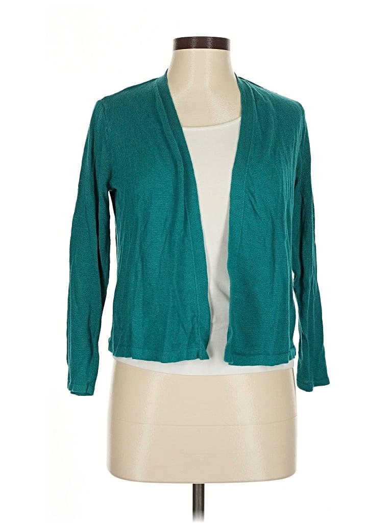 Pre-owned Jjill Cardigan Sweater In Blue