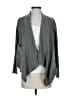 LOGO by Lori Goldstein 100% Cotton Gray Blazer Size XS - photo 1