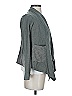 LOGO by Lori Goldstein 100% Cotton Gray Blazer Size XS - photo 4