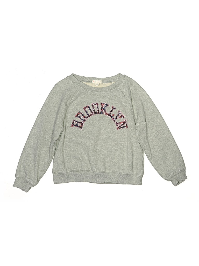 Pre-owned Crewcuts Kids' Sweatshirt In Gray