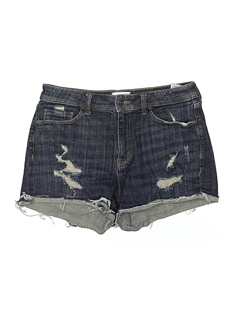 Pre-owned Studio Blue Denim Shorts In Blue