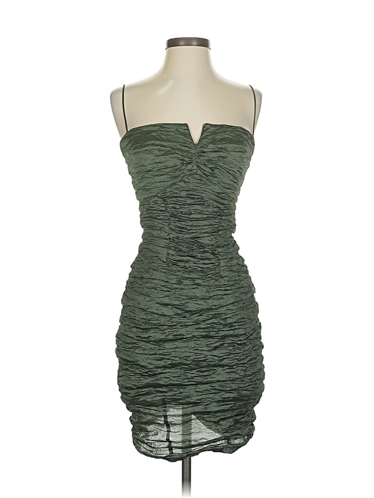 Pre-owned Nicole Miller Collection Cocktail Dress In Green