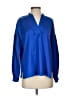 Laundry by Shelli Segal 100% Polyester Blue Long Sleeve Blouse Size S - photo 1