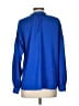 Laundry by Shelli Segal 100% Polyester Blue Long Sleeve Blouse Size S - photo 2
