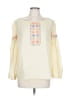 Unbranded Yellow 3/4 Sleeve Blouse Size L (estimated) - photo 1