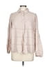 Torrid 100% Rayon Pink Long Sleeve Blouse Size Lg Plus (0) - photo 1