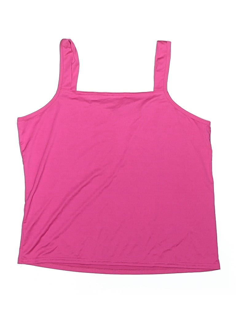 Pre-owned New Directions Sleeveless Top Pink Scoop Neck Tops