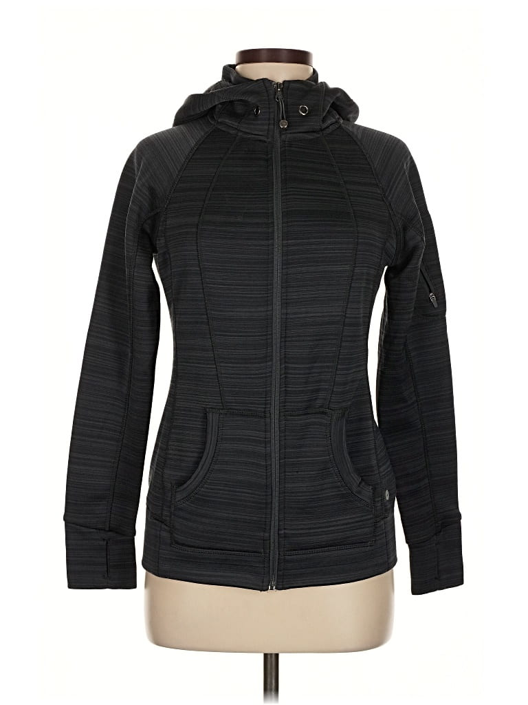 Pre-owned 90 Degree By Reflex Zip Up Hoodie In Black