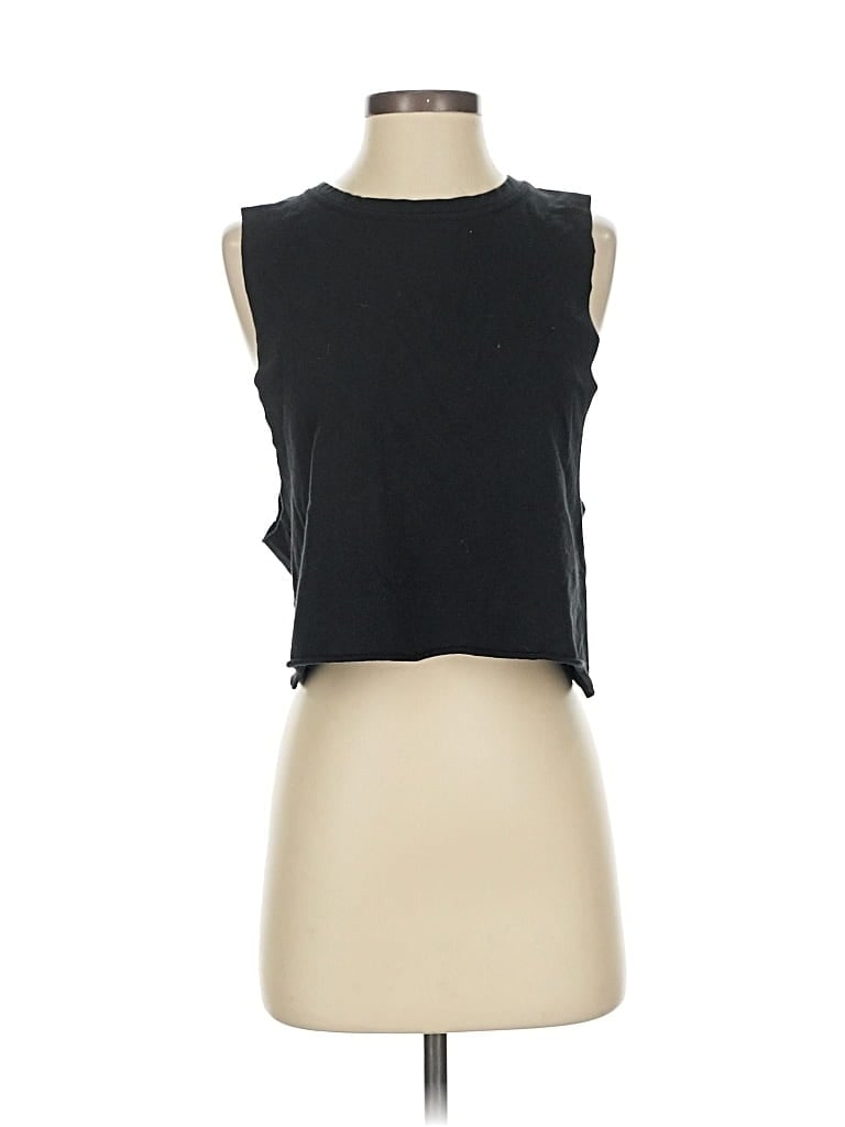 Pre-owned Offline By Aerie Sleeveless T-shirt In Black