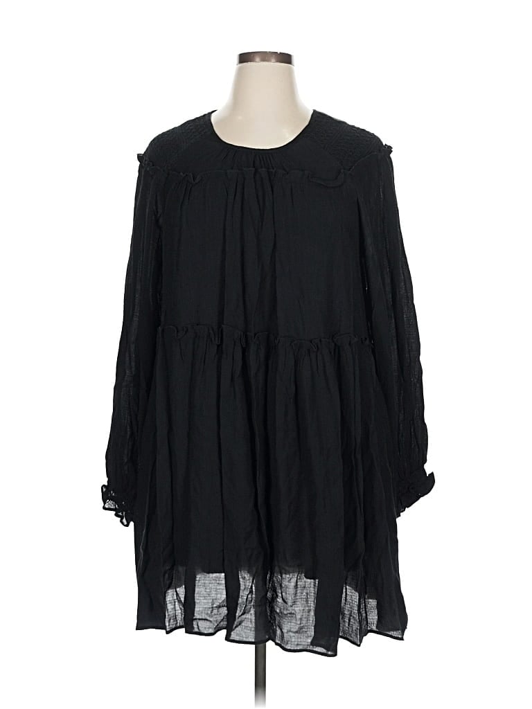 Pre-owned Wonderly Casual Dress In Black