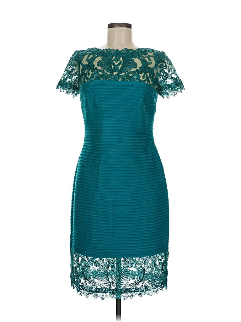 Pre-owned Tadashi Shoji Cocktail Dress In Blue