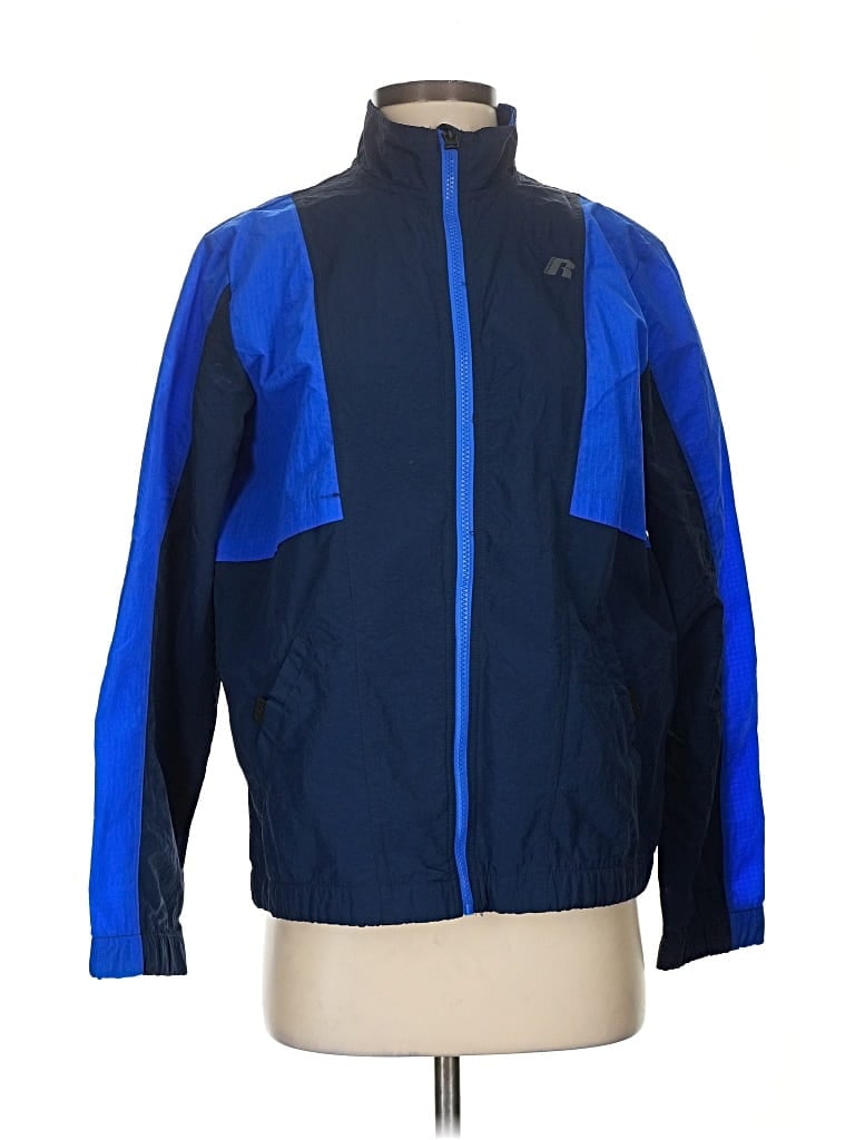Pre-owned Russell Athletic Track Jacket In Blue